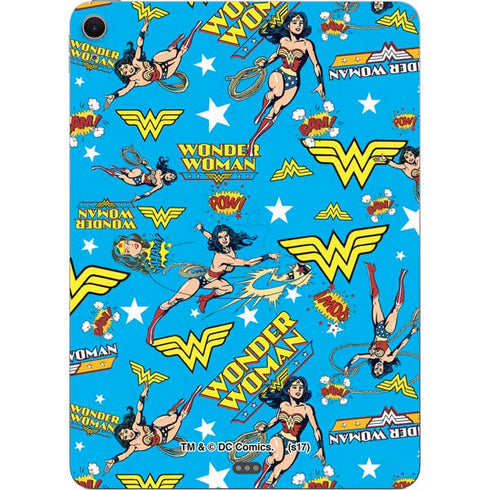 DC Comics Wonder Woman Action pose pattern Apple iPad Air Skin