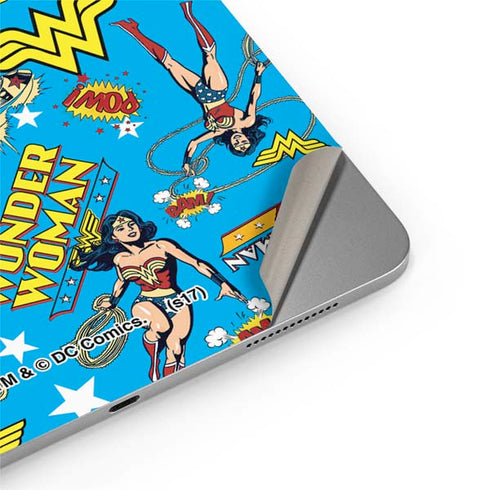DC Comics Wonder Woman Action pose pattern Apple iPad Air Skin