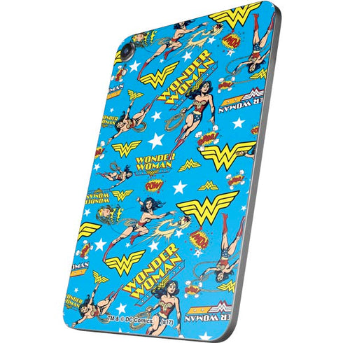 DC Comics Wonder Woman Action pose pattern Apple iPad Mini Skin