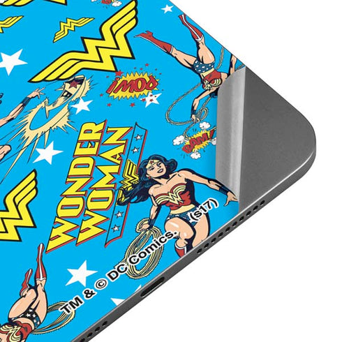 DC Comics Wonder Woman Action pose pattern Apple iPad Mini Skin