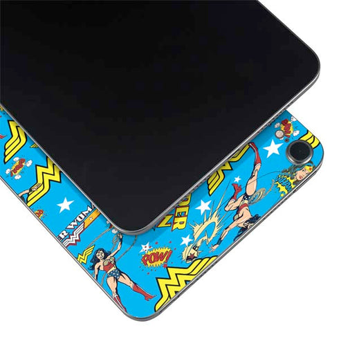 DC Comics Wonder Woman Action pose pattern Apple iPad Mini Skin
