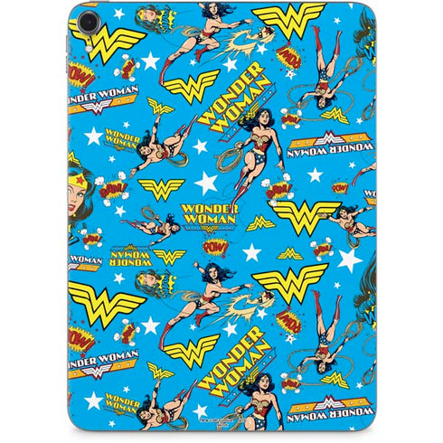 DC Comics Wonder Woman Action pose pattern Apple iPad Pro Skin