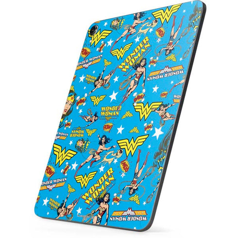DC Comics Wonder Woman Action pose pattern Apple iPad Pro Skin