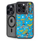 DC Comics Wonder Woman Action pose pattern iPhone 14 Pro Max Kickstand Case
