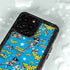 DC Comics Wonder Woman Action pose pattern iPhone 15 Pro Waterproof Case