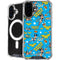 DC Comics Wonder Woman Action pose pattern iPhone 16 MagSafe Case