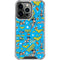 DC Comics Wonder Woman Action pose pattern iPhone 16 Pro Clear Case