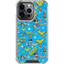 DC Comics Wonder Woman Action pose pattern iPhone 16 Pro Clear Case