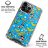DC Comics Wonder Woman Action pose pattern iPhone 16 Pro Clear Case