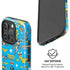 DC Comics Wonder Woman Action pose pattern iPhone 16 Pro Magsafe Impact Case