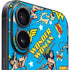DC Comics Wonder Woman Action pose pattern iPhone 16 Skin