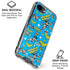 DC Comics Wonder Woman Action pose pattern iPhone 16e Clear Case