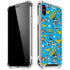 DC Comics Wonder Woman Action pose pattern iPhone X/XS Clear Case