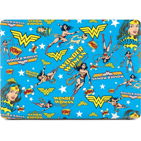 DC Comics Wonder Woman Action pose pattern Apple MacBook Air Skin