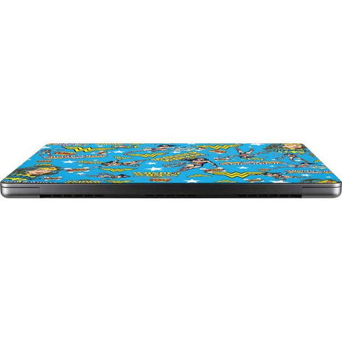 DC Comics Wonder Woman Action pose pattern Apple MacBook Pro 14-inch Skin