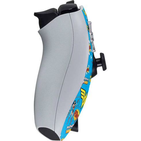 DC Comics Wonder Woman Action pose pattern PlayStation Portal Remote Player Skin
