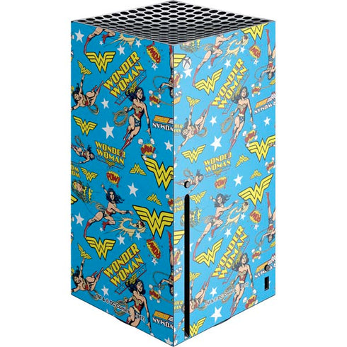 DC Comics Wonder Woman Action pose pattern Xbox Series X Skins