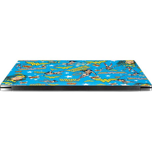 DC Comics Wonder Woman Action pose pattern Dell XPS Skin