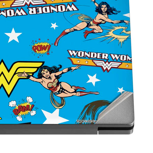 DC Comics Wonder Woman Action pose pattern Dell XPS Skin