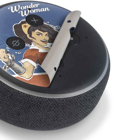 DC Comics Bombshells Wonder Woman Bombshell Amazon Echo Dot Skin