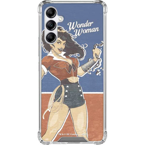 DC Comics Bombshells Wonder Woman Bombshell Gabb Phone 4 Clear Case