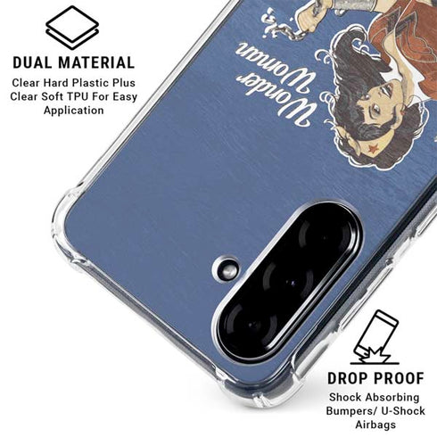 DC Comics Bombshells Wonder Woman Bombshell Galaxy A36 5G Clear Case