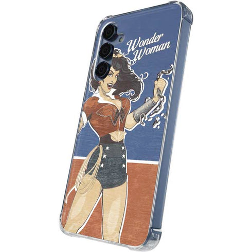 DC Comics Bombshells Wonder Woman Bombshell Galaxy A55 5G Clear Case