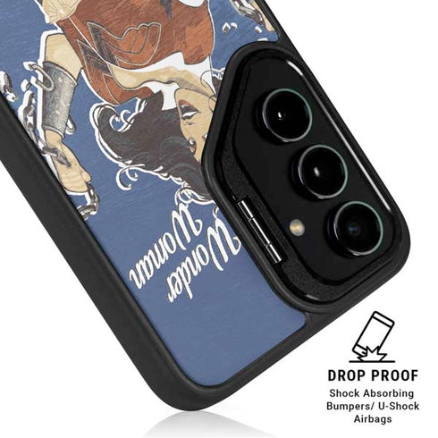 DC Comics Bombshells Wonder Woman Bombshell Galaxy S25 Kickstand Case