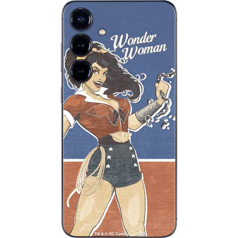 DC Comics Bombshells Wonder Woman Bombshell Galaxy S25 Plus Skin