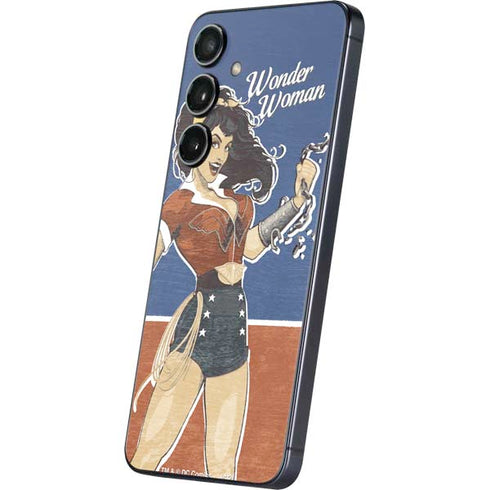 DC Comics Bombshells Wonder Woman Bombshell Galaxy S25 Plus Skin