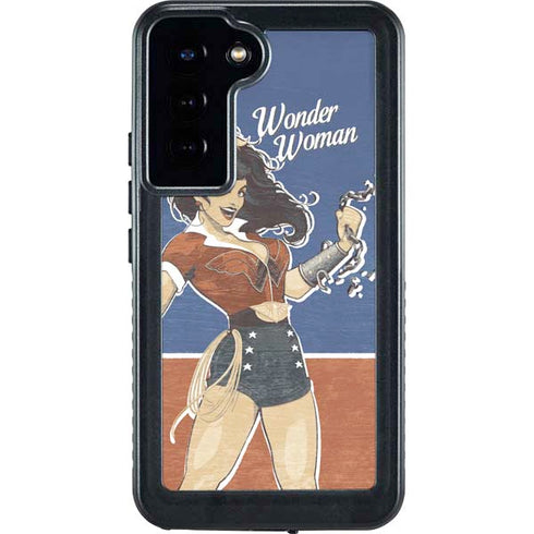 DC Comics Bombshells Wonder Woman Bombshell Galaxy S24 Plus Waterproof Case