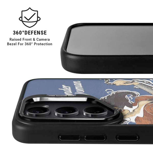 DC Comics Bombshells Wonder Woman Bombshell Galaxy S24 Ultra Kickstand Case