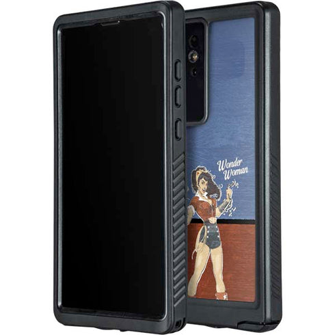 DC Comics Bombshells Wonder Woman Bombshell Galaxy S24 Ultra Waterproof Case