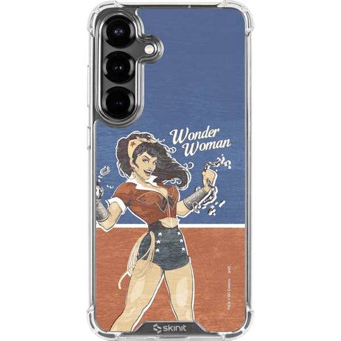 DC Comics Bombshells Wonder Woman Bombshell Galaxy S26 Clear Case