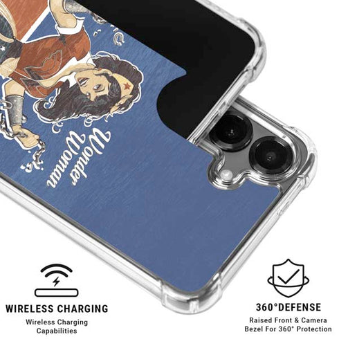 DC Comics Bombshells Wonder Woman Bombshell Galaxy S26 Plus Clear Case