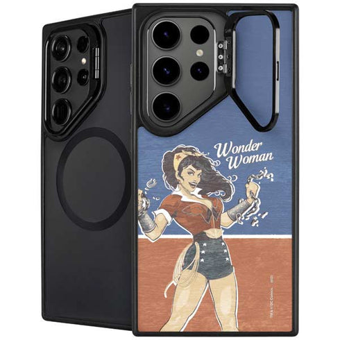 DC Comics Bombshells Wonder Woman Bombshell Galaxy S26 Ultra Kickstand Case