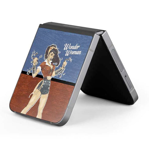DC Comics Bombshells Wonder Woman Bombshell Galaxy Z Flip6 Skin