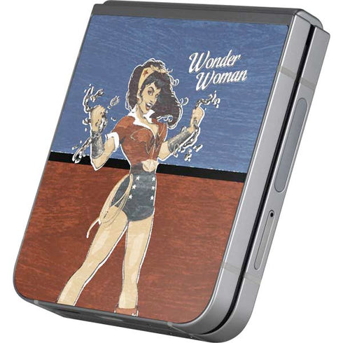 DC Comics Bombshells Wonder Woman Bombshell Galaxy Z Flip6 Skin