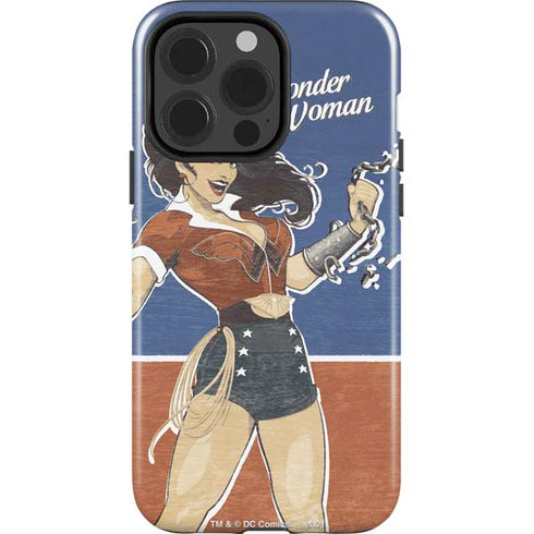 DC Comics Bombshells Wonder Woman Bombshell iPhone 15 Pro Impact Case