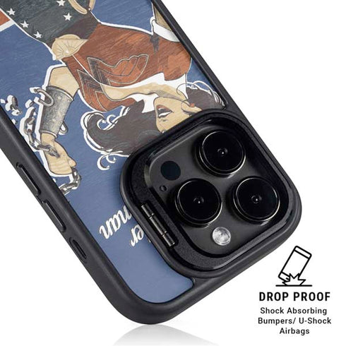 DC Comics Bombshells Wonder Woman Bombshell iPhone 15 Pro Kickstand Case
