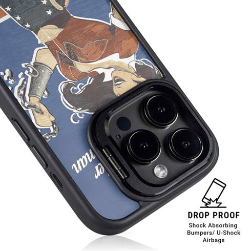DC Comics Bombshells Wonder Woman Bombshell iPhone 15 Pro Max Kickstand Case
