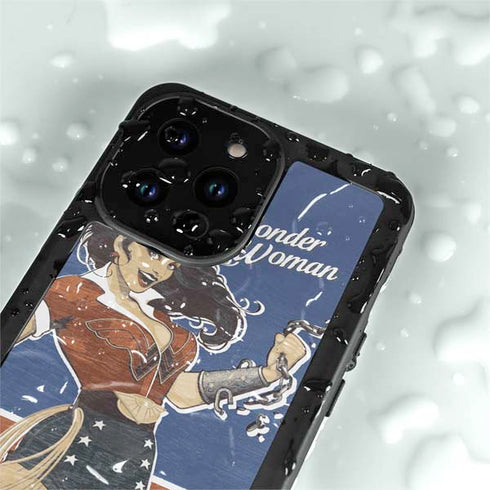 DC Comics Bombshells Wonder Woman Bombshell iPhone 15 Pro Waterproof Case