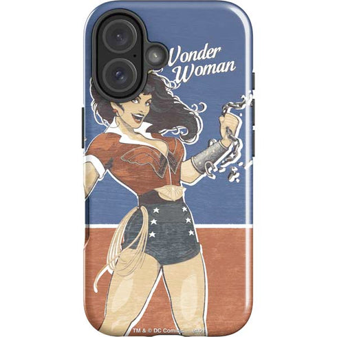 DC Comics Bombshells Wonder Woman Bombshell iPhone 16 Plus Impact Case