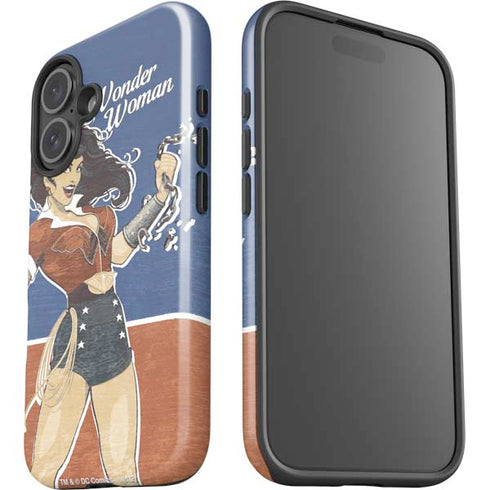 DC Comics Bombshells Wonder Woman Bombshell iPhone 16 Plus Impact Case