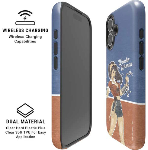 DC Comics Bombshells Wonder Woman Bombshell iPhone 16 Plus Magsafe Impact Case