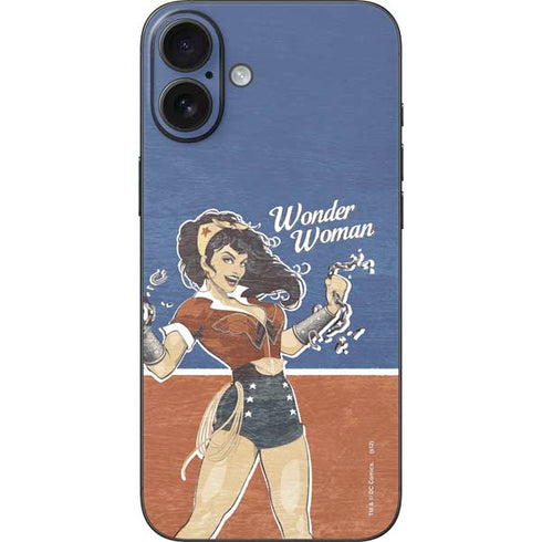 DC Comics Bombshells Wonder Woman Bombshell iPhone 16 Plus Skin
