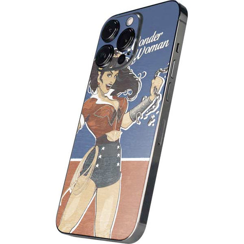 DC Comics Bombshells Wonder Woman Bombshell iPhone 16 Pro Skin