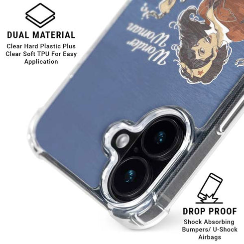 DC Comics Bombshells Wonder Woman Bombshell iPhone 17 Clear Case