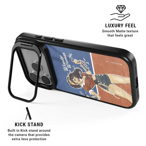DC Comics Bombshells Wonder Woman Bombshell iPhone 17 Pro Kickstand Case