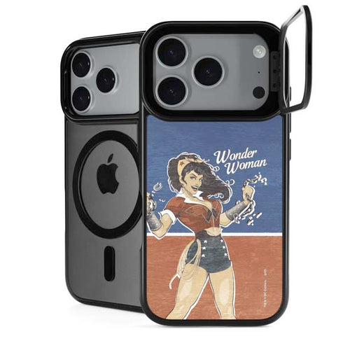 DC Comics Bombshells Wonder Woman Bombshell iPhone 17 Pro Max Kickstand Case